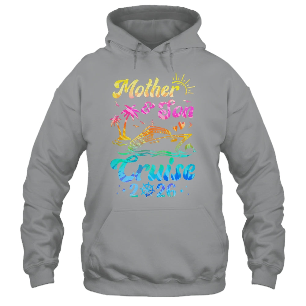 Mother Son Cruise 2026 Family Mom Son Matching Vacation Trip Shirt & Tank Top | teecentury