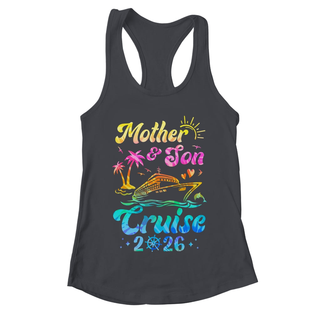 Mother Son Cruise 2026 Family Mom Son Matching Vacation Trip Shirt & Tank Top | teecentury