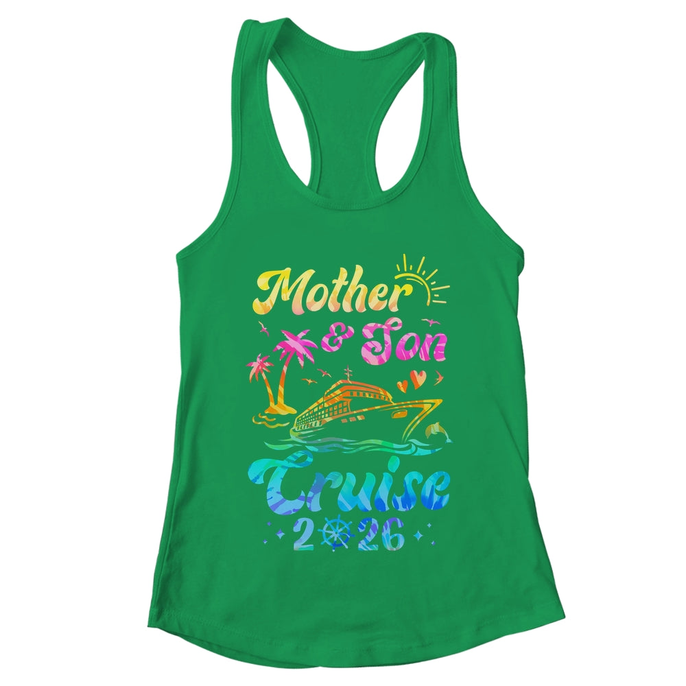 Mother Son Cruise 2026 Family Mom Son Matching Vacation Trip Shirt & Tank Top | teecentury