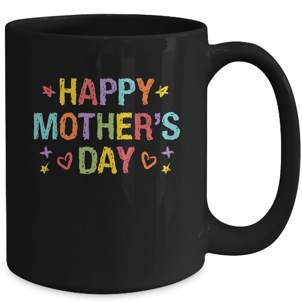 Mothers Day For Kids Boys Girls Happy Mothers Day Mug | teecentury