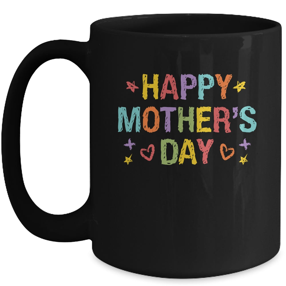 Mothers Day For Kids Boys Girls Happy Mothers Day Mug | teecentury