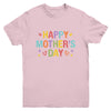 Mothers Day For Kids Boys Girls Happy Mothers Day Youth Shirt | teecentury