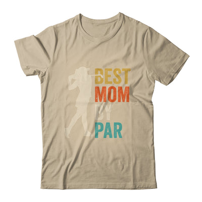 Mothers Day Golf Best Mom By Par Golfing Golfer Mama Retro Shirt & Tank Top | teecentury