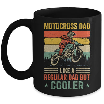 Motocross Dad Like Regular Dad But Cooler Dirt Bike Dad Men Mug | teecentury