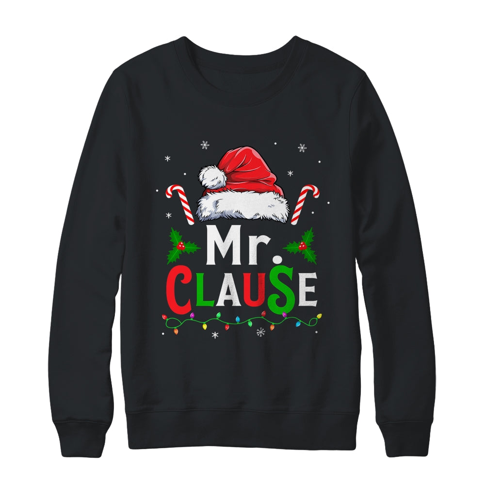 Mr And Mrs Claus Couples Matching Christmas Xmas Light Shirt & Sweatshirt | teecentury