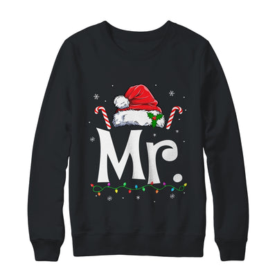 Mr And Mrs Claus Funny Couples Matching Christmas Xmas Light Shirt & Sweatshirt | teecentury