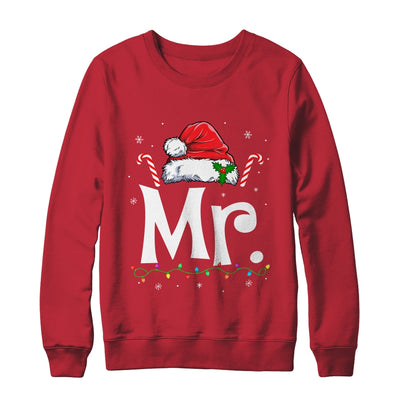 Mr And Mrs Claus Funny Couples Matching Christmas Xmas Light Shirt & Sweatshirt | teecentury