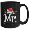 Mr And Mrs Claus Funny Couples Matching Christmas Xmas Light Mug | teecentury