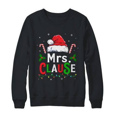 Mrs And Mr Claus Couples Matching Christmas Xmas Light Shirt & Sweatshirt | teecentury