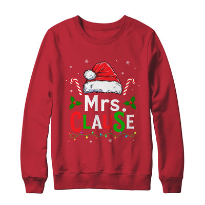 Mrs And Mr Claus Couples Matching Christmas Xmas Light Shirt & Sweatshirt | teecentury