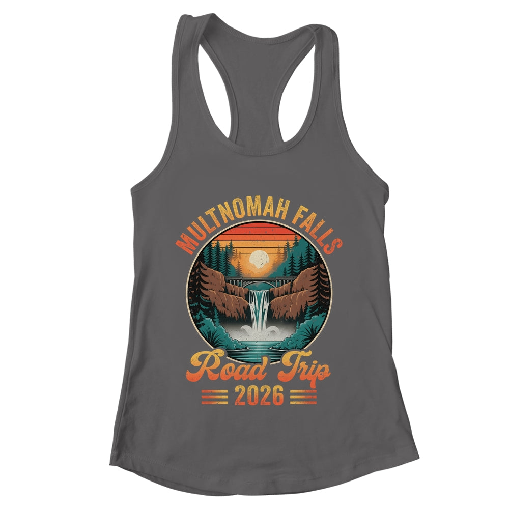 Multnomah Falls Road Trip 2026 Summer Vacation Family Matching Shirt & Tank Top | teecentury
