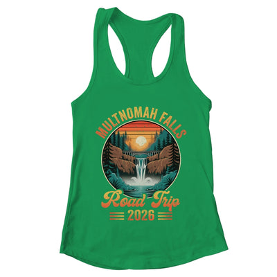 Multnomah Falls Road Trip 2026 Summer Vacation Family Matching Shirt & Tank Top | teecentury