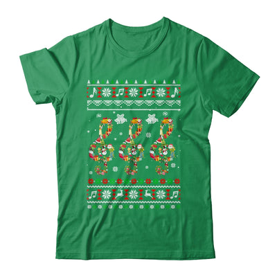 Music Note Christmas Ugly Musical Teacher For Men Women Shirt & Sweatshirt | teecentury