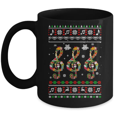 Music Note Christmas Ugly Musical Teacher For Men Women Mug | teecentury