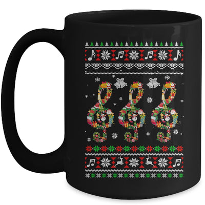 Music Note Christmas Ugly Musical Teacher For Men Women Mug | teecentury