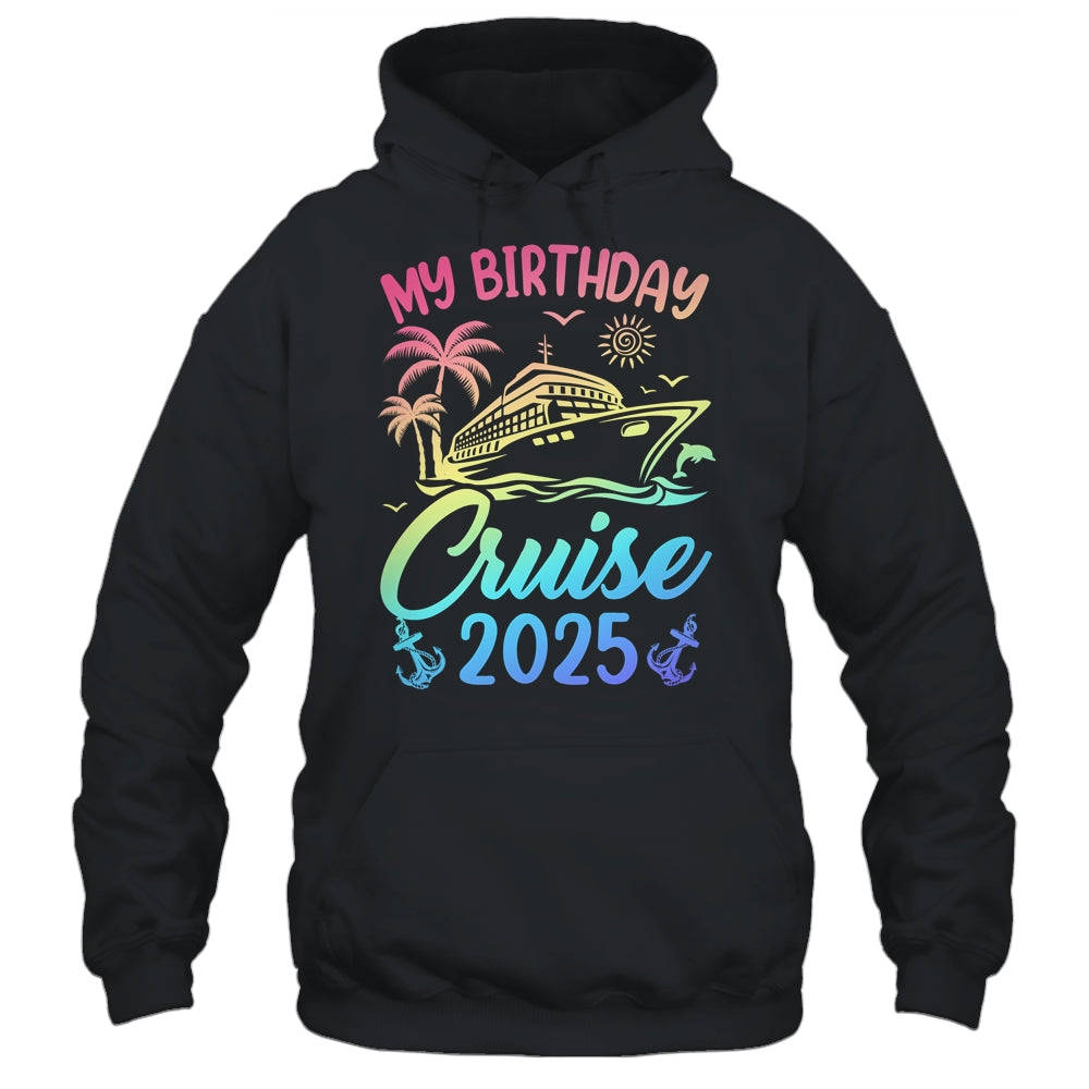 My Birthday Cruise 2025 Party Cruise Birthday Vacation Shirt & Tank Top | teecentury
