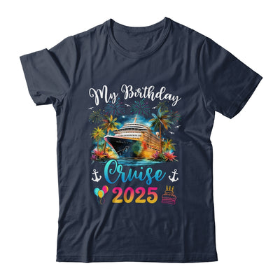 My Birthday Cruise 2025 Vacation Men Women Birthday Trip Shirt & Tank Top | teecentury