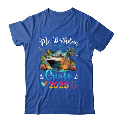 My Birthday Cruise 2025 Vacation Men Women Birthday Trip Shirt & Tank Top | teecentury