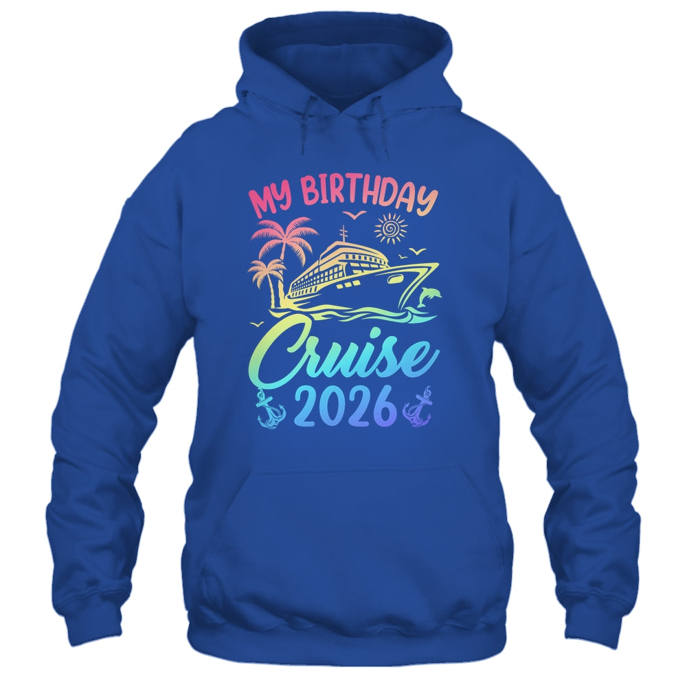 My Birthday Cruise 2026 Party Cruise Birthday Vacation Shirt & Tank Top | teecentury