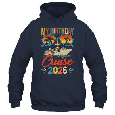 My Birthday Cruise 2026 Party Cruise Birthday Vacation Retro Shirt & Tank Top | teecentury