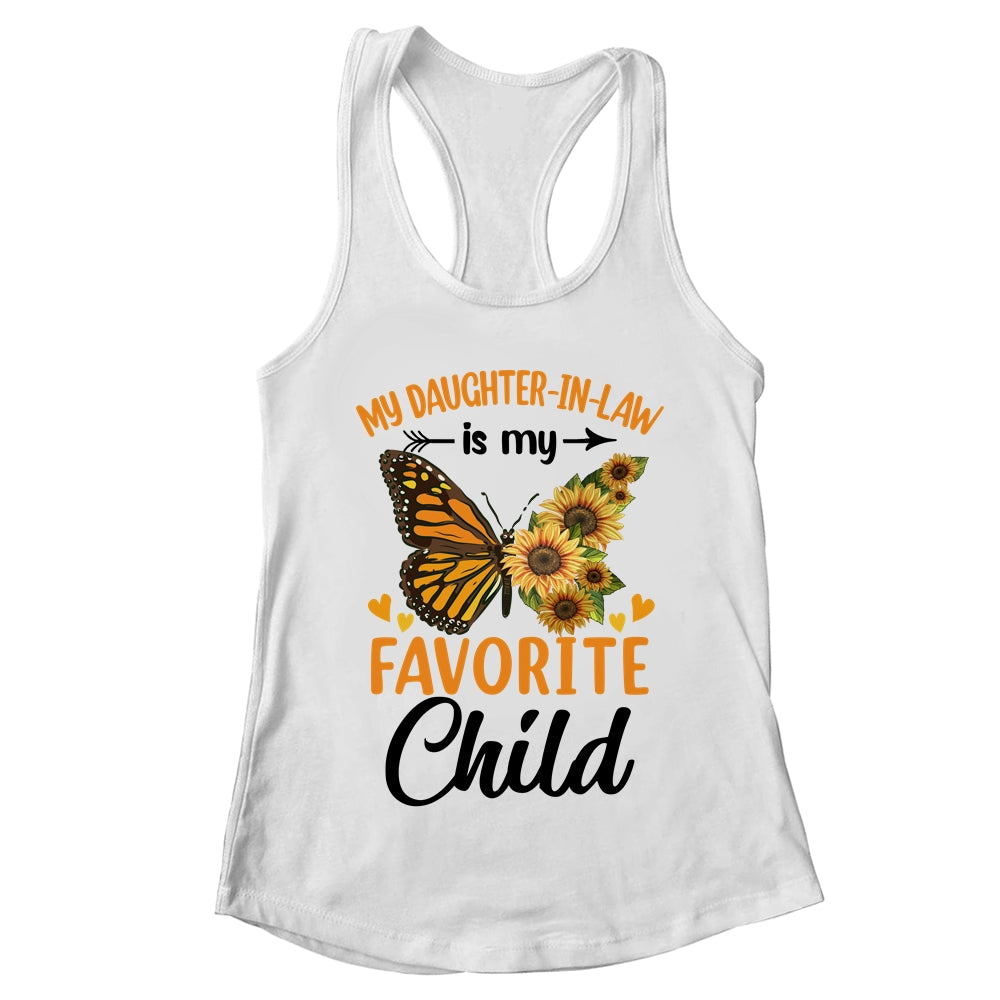 My Daughter In Law Is My Favorite Child Family Butterfly Shirt & Tank Top | teecentury
