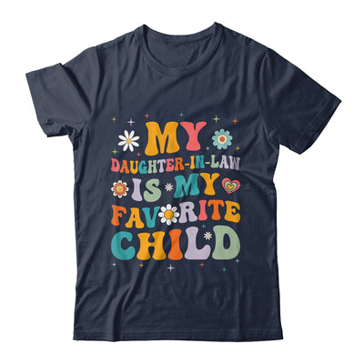 My Daughter In Law Is My Favorite Child Funny Family Groovy Shirt & Tank Top | teecentury