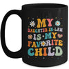 My Daughter In Law Is My Favorite Child Funny Family Groovy Mug | teecentury