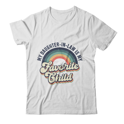 My Daughter In Law Is My Favorite Child Funny Family Retro Shirt & Tank Top | teecentury