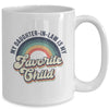 My Daughter In Law Is My Favorite Child Funny Family Retro Mug | teecentury