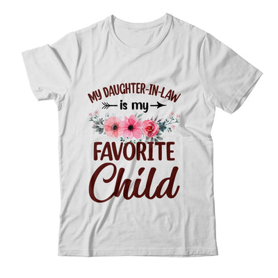 My Daughter In Law Is My Favorite Child Funny Mom Floral Shirt & Tank Top | teecentury