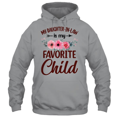 My Daughter In Law Is My Favorite Child Funny Mom Floral Shirt & Tank Top | teecentury