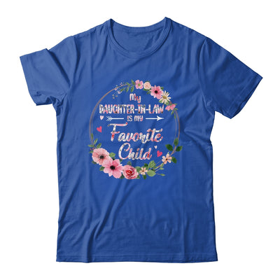 My Daughter In Law Is My Favorite Child Mother In Law Mothers Day Shirt & Tank Top | teecentury