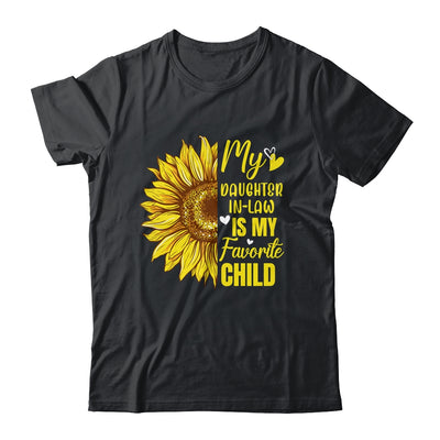 My Daughter In Law Is My Favorite Child Mother Sunflower Shirt & Tank Top | teecentury