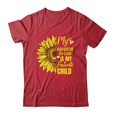 My Daughter In Law Is My Favorite Child Mother Sunflower Shirt & Tank Top | teecentury