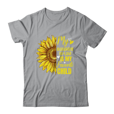 My Daughter In Law Is My Favorite Child Mother Sunflower Shirt & Tank Top | teecentury