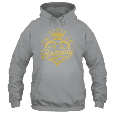My Day My Way My Birthday Queen Heart Crown Birthday Girl Shirt & Tank Top | teecentury