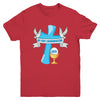 My First Communion 2025 Cross Chalice Eucharist Grandson Boy Youth Shirt | teecentury