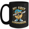 My First Communion Dabbing Wafer Funny 1st Communion Boy Mug | teecentury