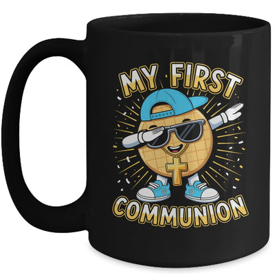 My First Communion Dabbing Wafer Funny 1st Communion Boy Mug | teecentury