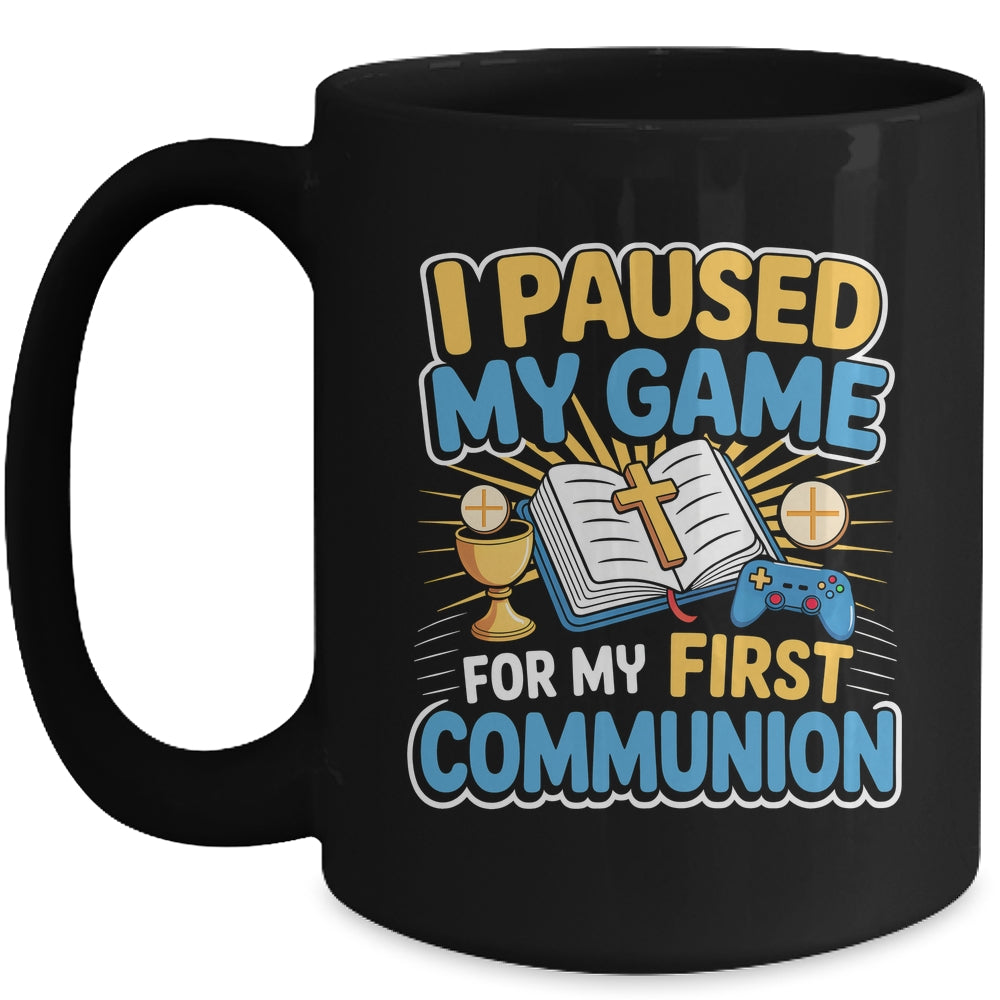 My First Communion Video Game Controller Boys Girls Gaming Mug | teecentury
