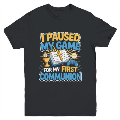 My First Communion Video Game Controller Boys Girls Gaming Youth Shirt | teecentury