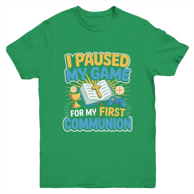 My First Communion Video Game Controller Boys Girls Gaming Youth Shirt | teecentury