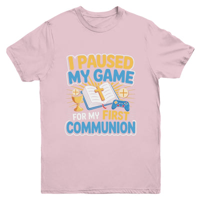 My First Communion Video Game Controller Boys Girls Gaming Youth Shirt | teecentury