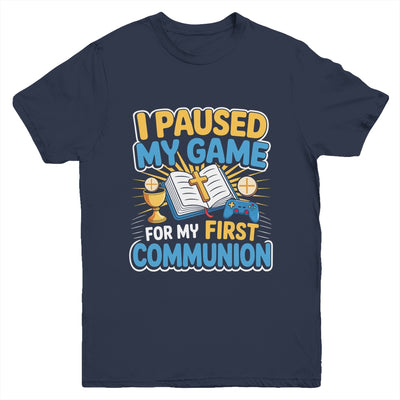 My First Communion Video Game Controller Boys Girls Gaming Youth Shirt | teecentury