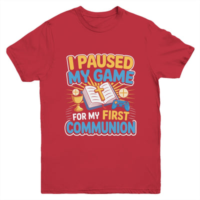 My First Communion Video Game Controller Boys Girls Gaming Youth Shirt | teecentury