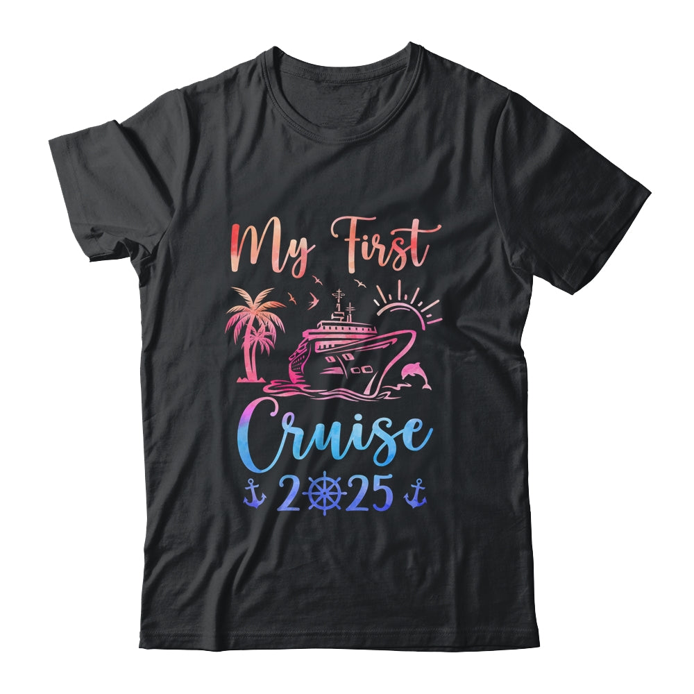 My First Cruise 2025 Family Vacation Ship Travel Cruising Shirt & Tank Top | teecentury