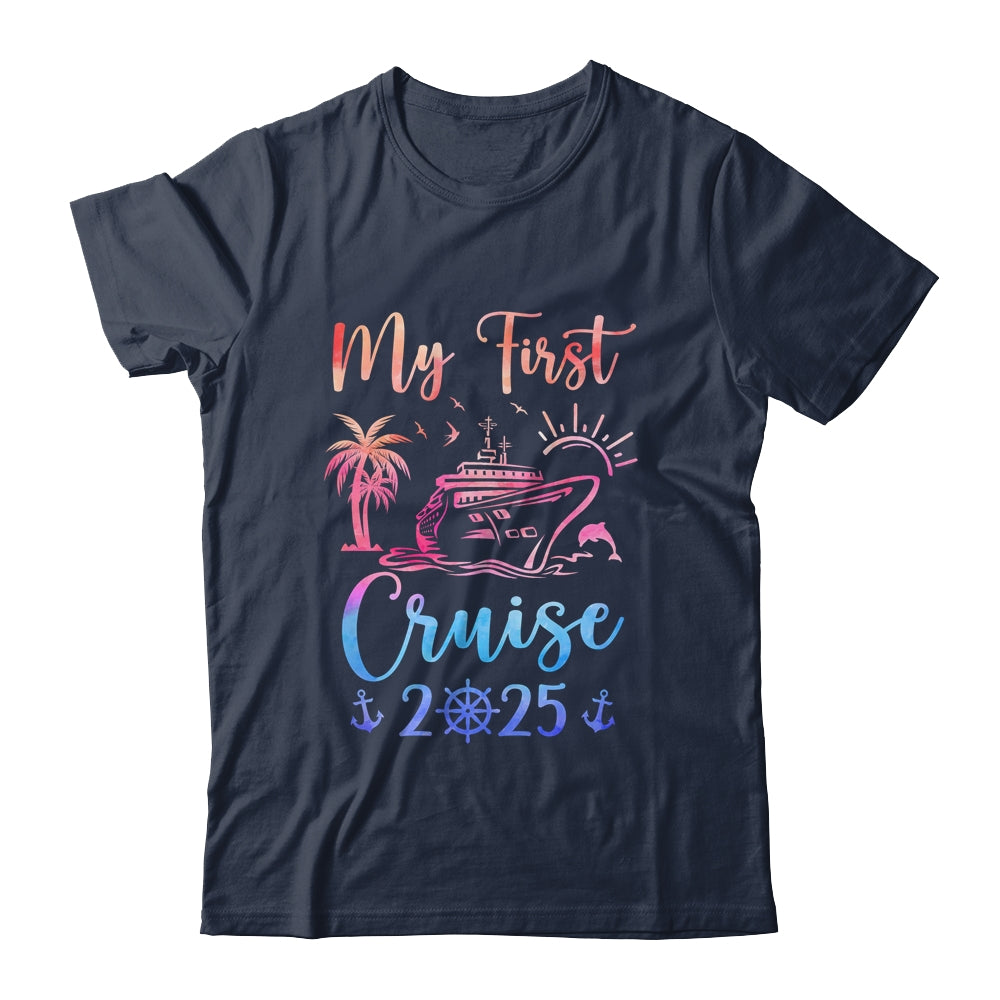 My First Cruise 2025 Family Vacation Ship Travel Cruising Shirt & Tank Top | teecentury