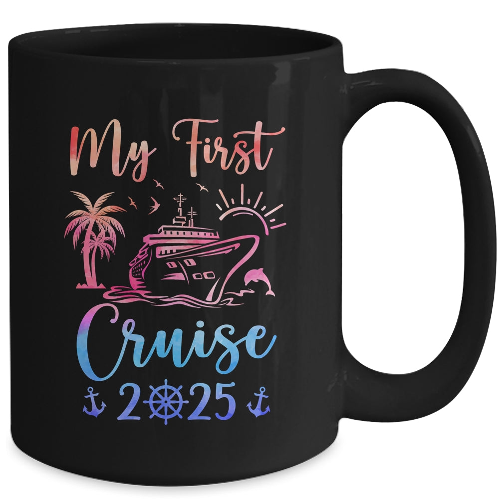 My First Cruise 2025 Family Vacation Ship Travel Cruising Mug | teecentury