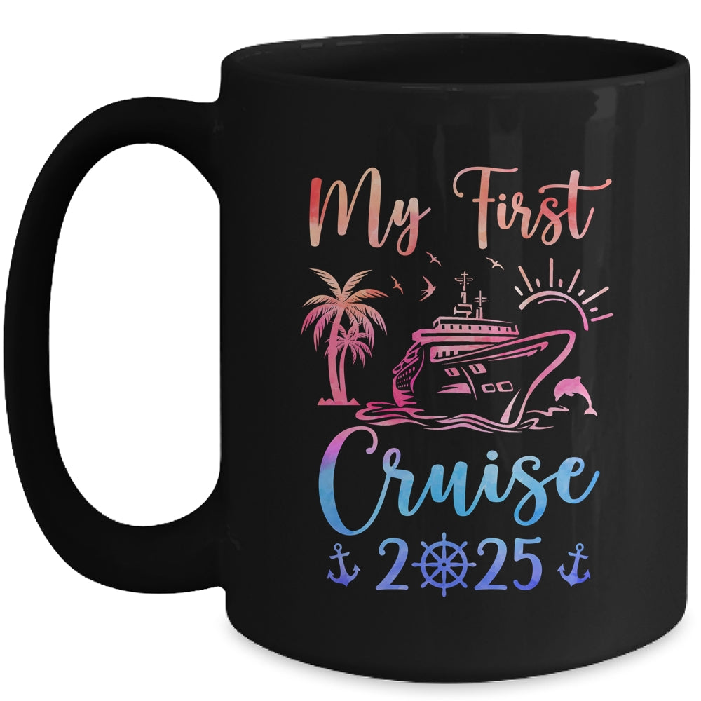 My First Cruise 2025 Family Vacation Ship Travel Cruising Mug | teecentury