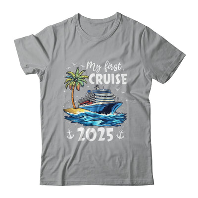 My First Cruise 2025 Funny First Time Cruise Vacation 2025 Shirt & Tank Top | teecentury